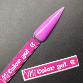 Наклейка на типсу (палитру) для геля Mi Color №06 (9 x 55 мм)