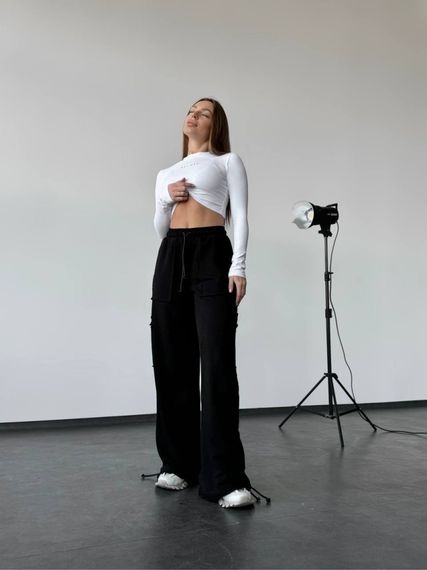 Штани-кльош Reload - Forte, чорний | Зображення 3