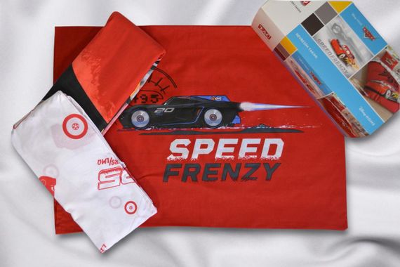 Постельное белье TAC Disney 160×220 см Cars Speed Frenzy | Зображення 3