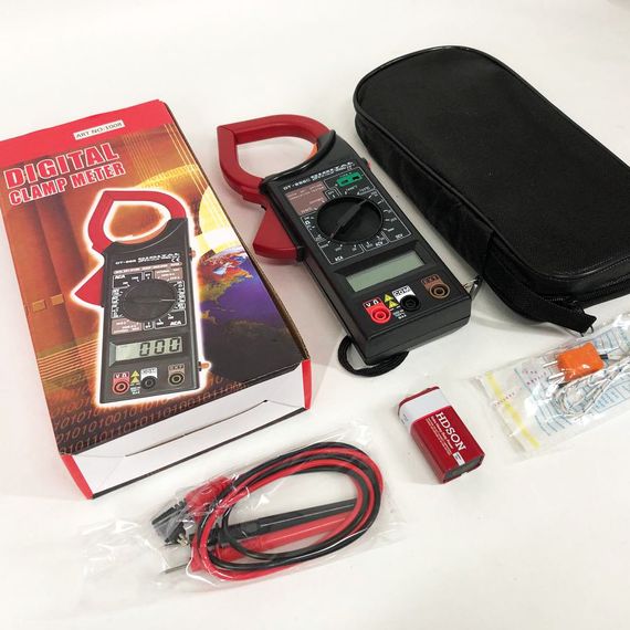 Цифровий Мультиметр DT 266C DIGITAL Токові кліщі мультитестер тестер, Тестер для електрика | Зображення 4