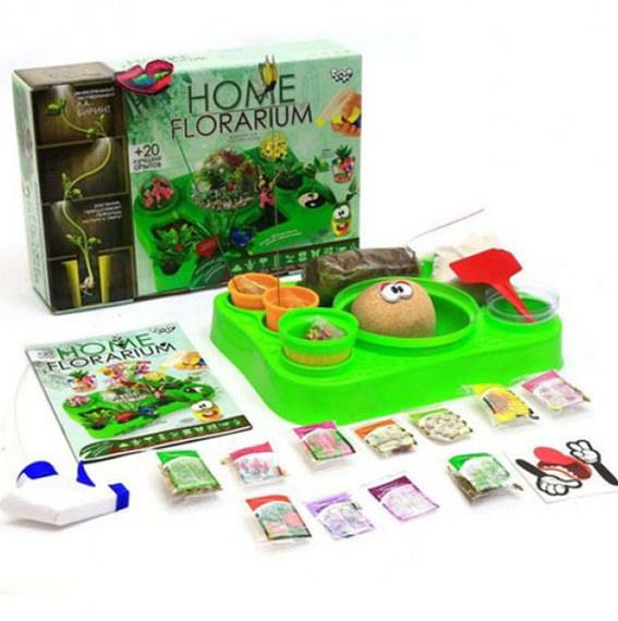 Игровой обучающий набор для выращивания растений HFL-01 "Home Florarium" | Зображення 1