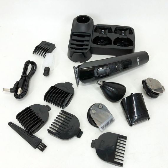 Універсальний тример для стрижки та гоління VGR V-175, Домашня машинка акумуляторна для стрижки волосся CM-67 | Зображення 4