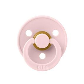 Соска пустушка BIBS Colour Latex кругла 6-18 міс blossom