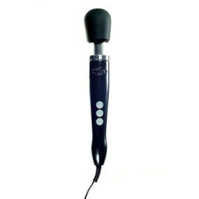 Вібромасажер DOXY Die Cast Black, дуже потужний, живлення 220В, металевий корпус Sex Aura