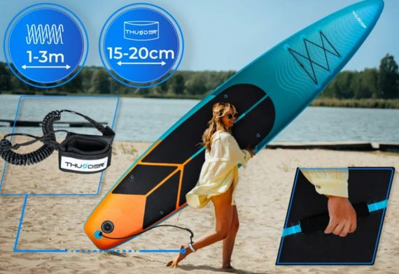 Надувна дошка SUP THUNDER STORME 365 см з веслом | Зображення 1