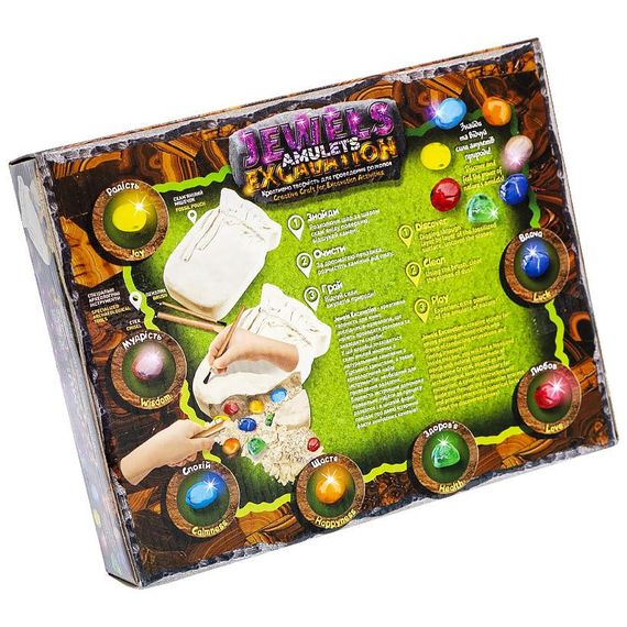 Набір для проведення розкопок "Jewels Amulets Excavation" каміння JAEX-01-01 | Зображення 1