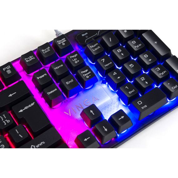 Клавіатура Vinga KB414 black | Зображення 3