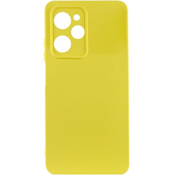 Чехол Silicone Cover Lakshmi Full Camera (A) для Xiaomi Poco X5 Pro 5G Full camera, Жовтий/Flash