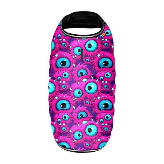 Курточка-накидка для собак WAUDOG Clothes, крихіток "Око монстра", XL, А 47 см, B 68-80 см, C 42-52 см | Зображення 2