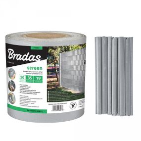 Стрічка для паркану Bradas 19 см x 35 м TOB4501935LGYL