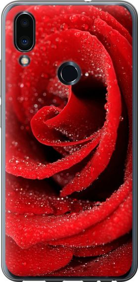 Чехол на Meizu Note 9 Красная роза "529u-1689-17620"
