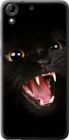 Чехол на HTC Desire 728G Чёрная кошка "932u-145-17620"