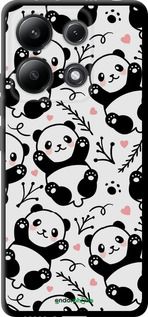 Чохол на Xiaomi Redmi Note 13 4G Панди "4318b-3654-2448"