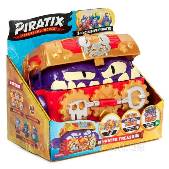 Детский игровой набор с фигурками "Сундук с сокровищами" PIRATIX PPXSP116IN00 | Зображення 1