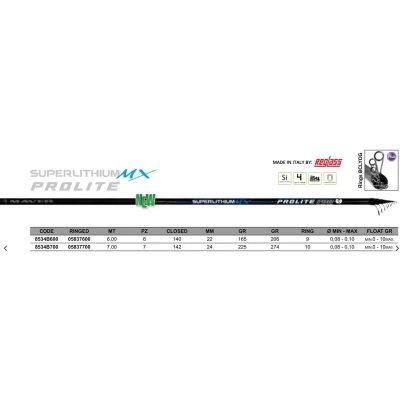 Удилище Maver Superlithium Prolite MX - Pole 7.00m (1300.39.43) | Зображення 1