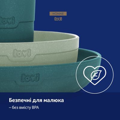 Набір дитячого посуду Lovi Pistachio з кружкою (21/532_gre) | Зображення 3