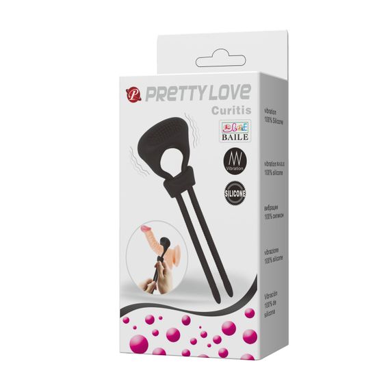 Ерекційна петля - Pretty Love Curitis Penis Loop Black Sex Aura | Зображення 9