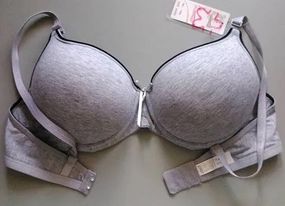 Жіноча білизна, комплект (бюстгальтер і трусики) LUE RROSE, сірий, розміри