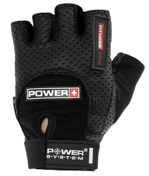 Рукавички для фітнесу Power System PS-2500 Power Plus Black S | Зображення 1