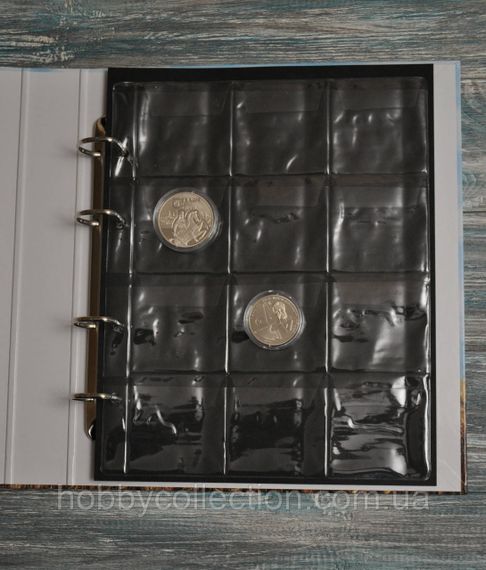 Альбом для монет Schulz Optima   для ювілейних монет в капсулах - 10 листів (тип 12)