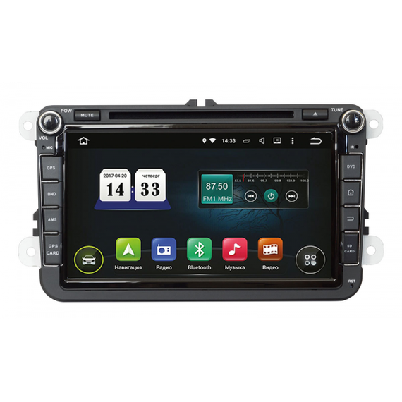 Штатна магнітола Volkswagen Universal 8 Android 12 2+16GB CarPlay IPS (42429-K8021-16GB_3683) | Зображення 2