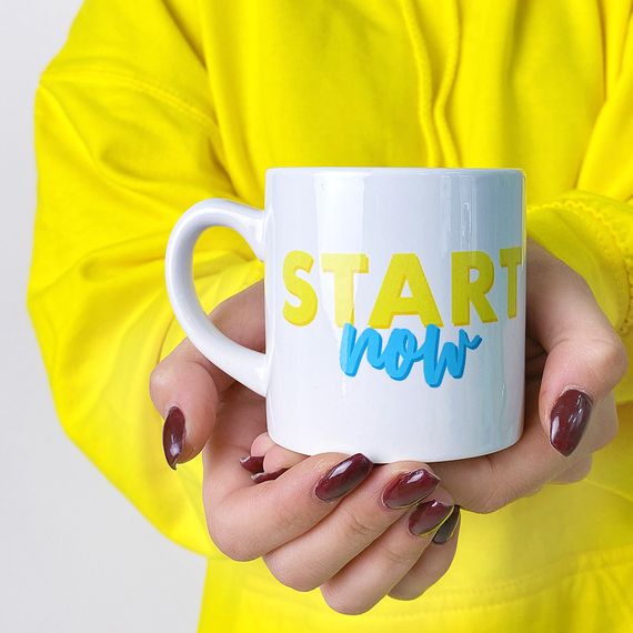 Кружка маленькая Start now 170 мл (KRD_22U024)