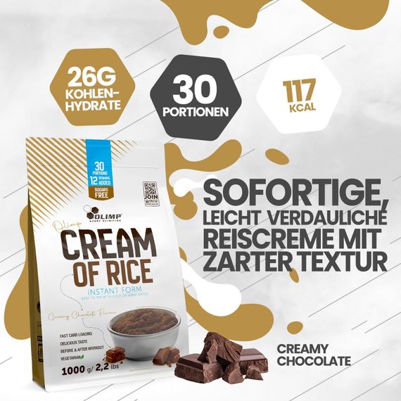 Рисовый пудинг Olimp Cream of Rice 1000 г, chocolate | Зображення 2