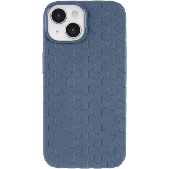 Чехол TPU Weaving для Apple iPhone 15 (6.1") Blue | Зображення 1