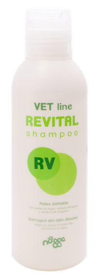 При бактеріальних і грибкових ураженнях шкіри Revital RV Shampoo 500мл