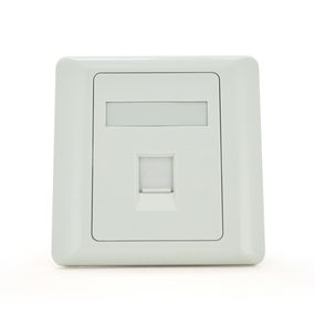 Рамка 86х86 під 1 модуль Keystone Jack RJ-45 кат.5e UTP, 1-port Q100