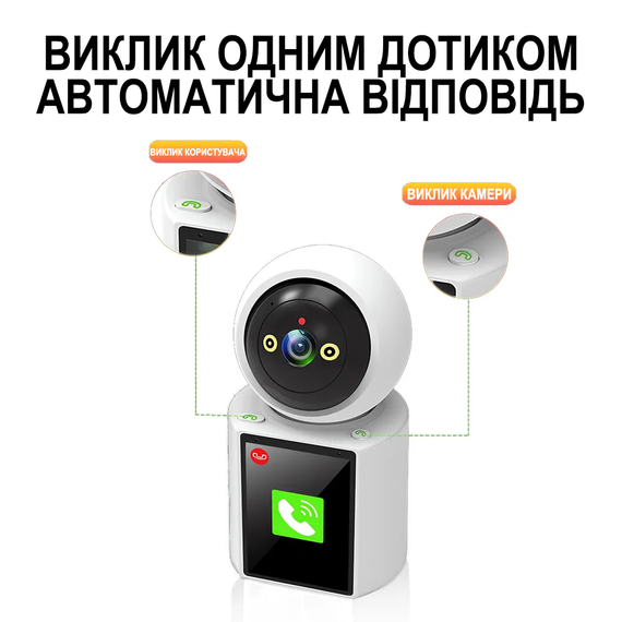 Поворотная PTZ Wi-Fi камера видеонаблюдения – видеоняня с видеозвонком на смартфон Digital Lion W31, с датчиком движения и ночной подсветкой | Зображення 5