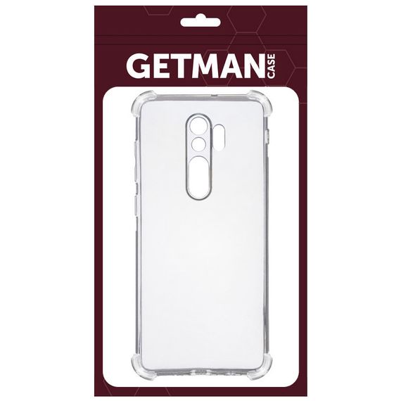 TPU чохол GETMAN Ease logo посилені кути Full Camera для Xiaomi Redmi 9 Безбарвний (прозорий) | Зображення 4