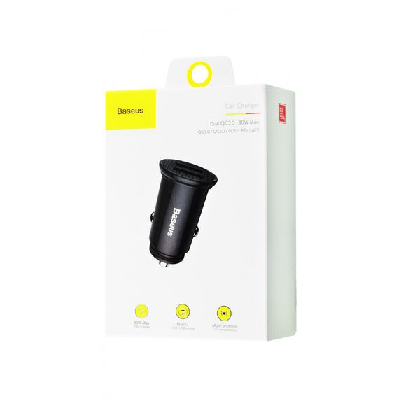 АЗУ Baseus Circular Plastic QC 3.0 30W 2USB (CCALL-YD) | Зображення 1