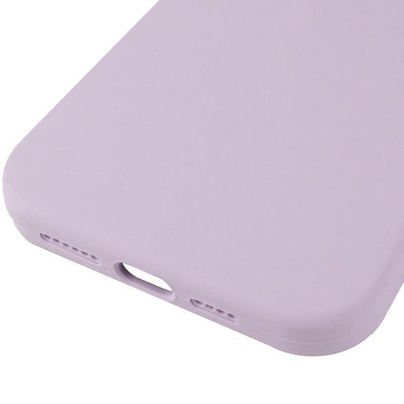 Чохол Silicone Case (AA) Logo with MagSafe для Apple iPhone 14 Pro (6.1") Бузковий / Lilac | Зображення 4