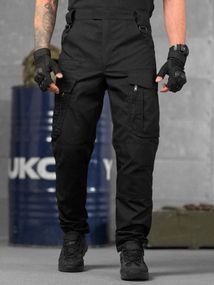 Тактичні штани mantana чорні ВТ5054