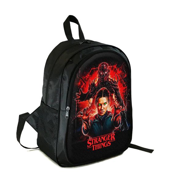 Рюкзак підлітковий/шкільний 38×28 см з принтом Дуже дивні справи / Stranger Things на два відділення для хлопчика, дівчин (4416)