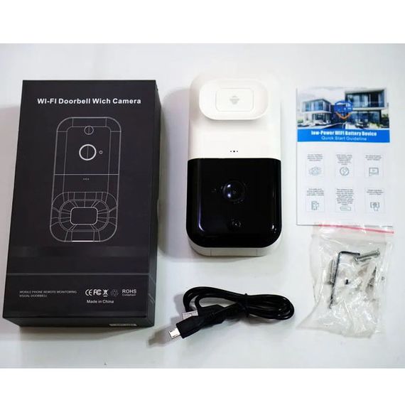 Бездротова відеокамера дверного дзвінка домофон SMART DOORBELL X5 wifi | Зображення 5