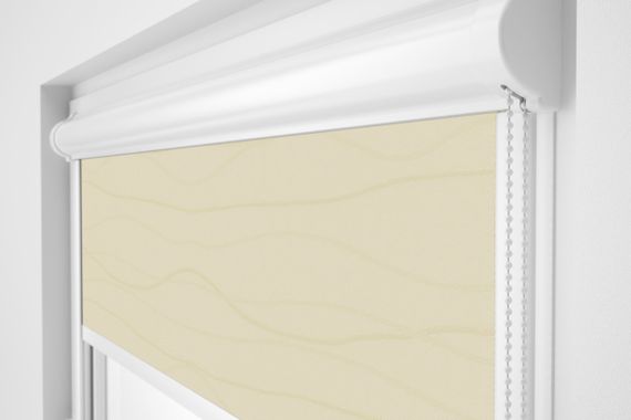 Рулонная штора Rolets Фала 2-2304-1450 145x170 см закрытого типа Топленое молоко