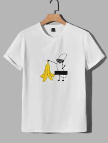 Футболка женская с принтом повседневная S Белая