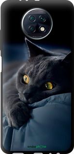 Чохол на Xiaomi Redmi Note 9T Димчастий кіт "825b-2261-2448"