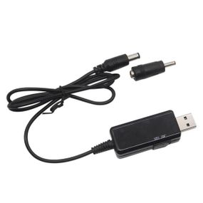 Шнур-адаптер-преобразователь для роутера USB-DC 5v to 9v/12v (1m) + переходник 3.5mm (USBDC59512A)