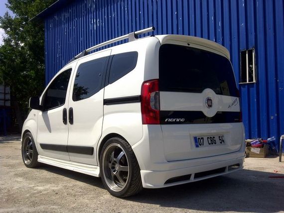 Накладка на задний бампер Emotion (под покраску) для Fiat Fiorino/Qubo 2008-2024 гг | Зображення 2