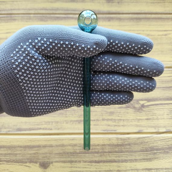 Стеклянная трубка Pocketbowl Long Oil Teal | Зображення 2