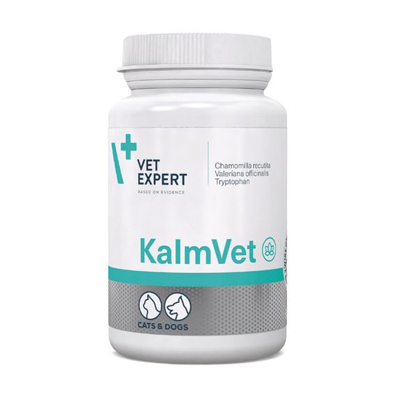Вітаміни VetExpert KalmVet для зниження стресу у котів та собак 60 табл