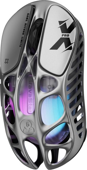 Ігрова Миша Gravastar Mercury X Pro 8K BT/WL/USB Interstellar Silver (GSXPRO_GRY) | Зображення 1