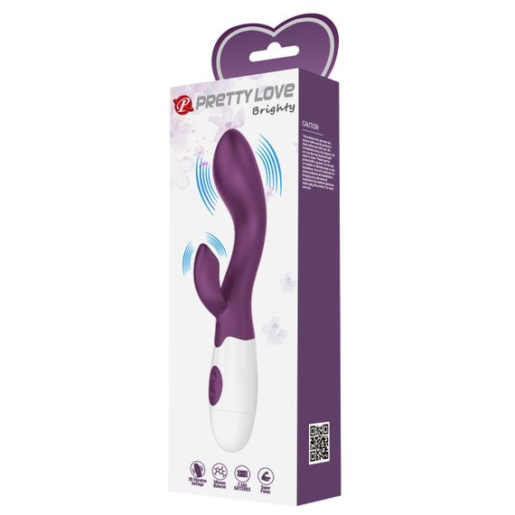 Вібратор - Pretty Love Brighty Vibrator Dark Purple Sex Aura | Зображення 9