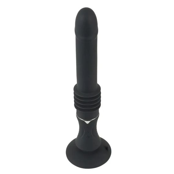 Вібратор із фрикціями реалістичний на присосці You2Toys чорний, 28.5 х 3.2 см Sex Aura