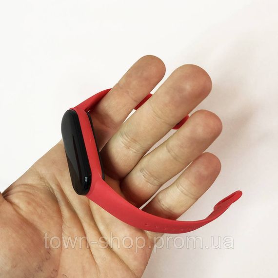 Фитнес браслет Smart Watch M5 Band Classic Black смарт часы-трекер. Цвет: красный | Зображення 1
