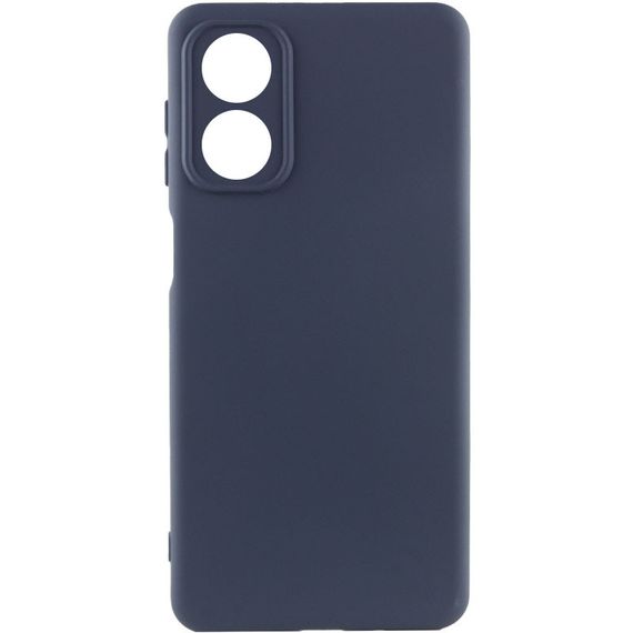 Чехол Silicone Cover Lakshmi Full Camera (A) для Oppo A17 Full camera, Синій/Midnight Blue
