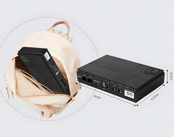 Джерело безперебійного живлення для роутера DC UPS DC1018P 18W 10400mAh ∙ Джерело безперебійного живлення DC1018P | Зображення 5